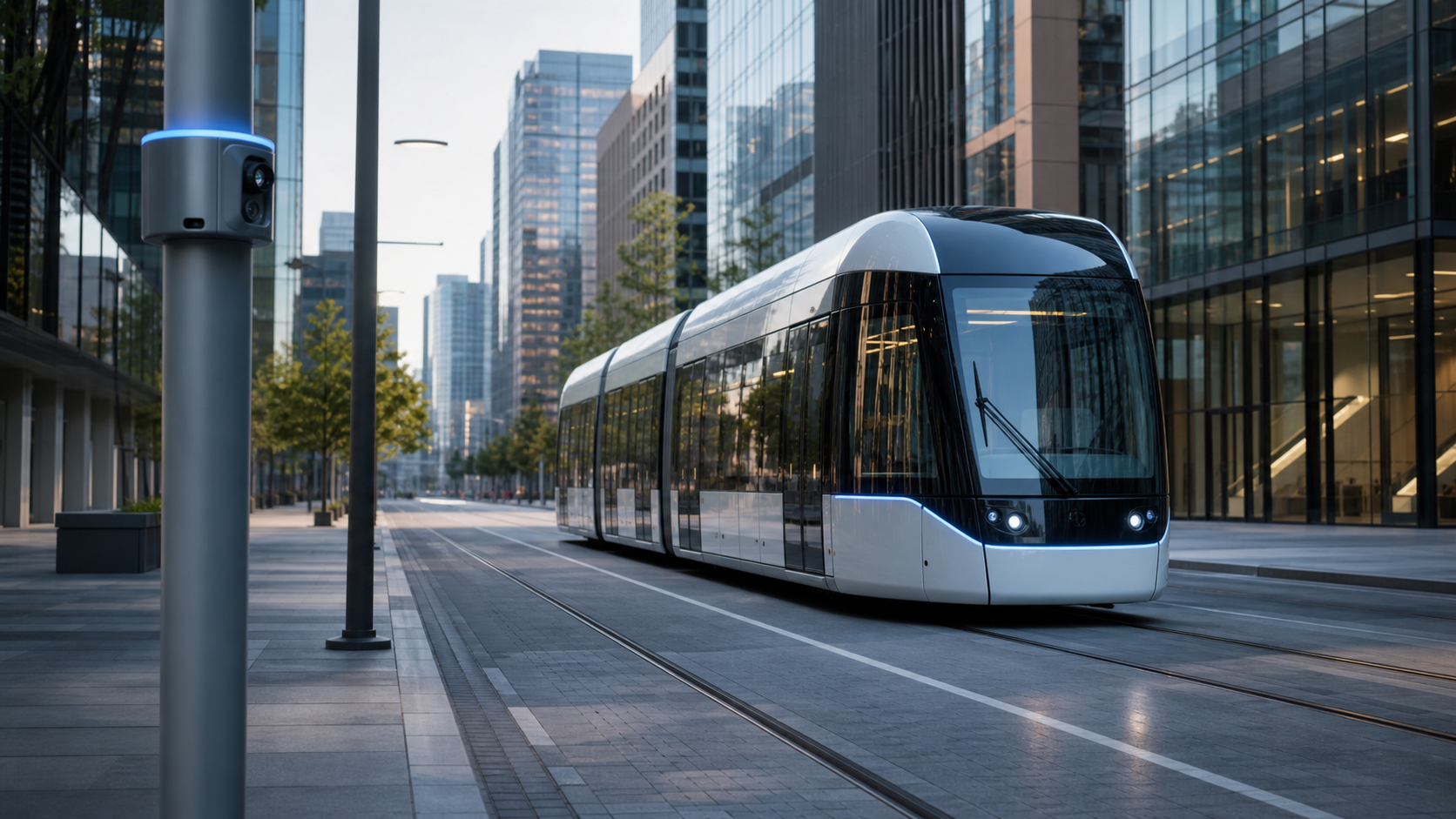 Connected electric transit in a modern city